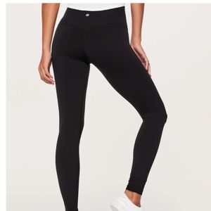 Lululemon black align legging size 10